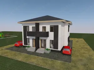 Dumbrăvița, casa tip duplex P+E, 256 mp teren, 110 mp utili, 162000 euro  - imagine 9