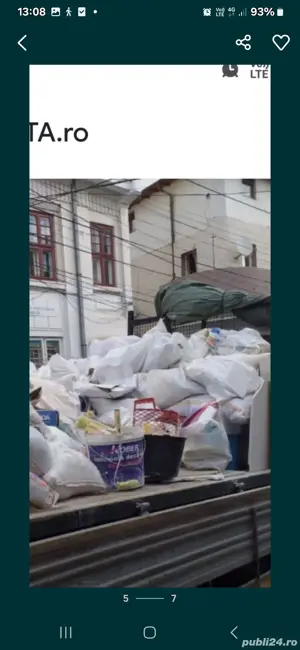 Transport marfă cu dubă de 3, 5 T.cu prelată de volum foarte mare - imagine 5