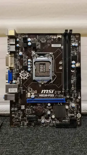 Placa de baza msi H81M-P33, CPU SOCKET DEFECT