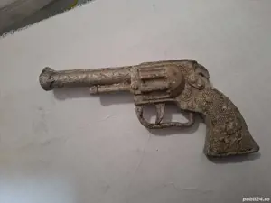 Pistol jucarie brut din aluminiu - imagine 2