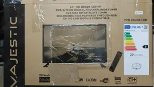 Tv aproape nou LED 12v 24" 61cm cu dvb-c dvb-t2 Auto Rulota Camion Tir microbuz - imagine 2