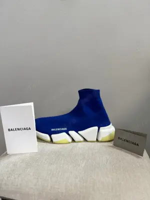 Balenciaga Speed 2.0 Sneaker Albastru - imagine 4
