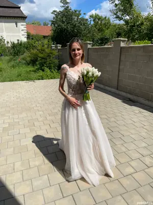 Vand rochie mireasa  - imagine 4