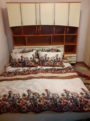 pat doua persoane + mobila