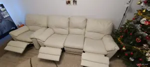 Canapea de piele cu fotolii 