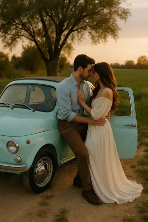 Inchiriez masina retro de epoca VW Beetlee, Zastava pentru nunta - imagine 2