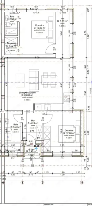 Duplex cu 3 camere, pe parter, de vanzare, in Sacalaz - imagine 2