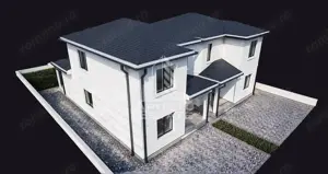 Duplex cu 4 camere, P+E, despartit prin camera tehnica, in Giarmata - imagine 5