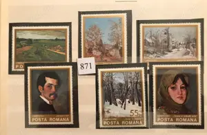 Timbre Romania LP 871 Reproduceri de arta - Ion Andreescu