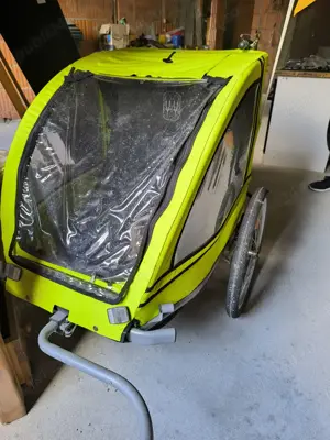 Carucior bicicleta 2 copii  - imagine 4