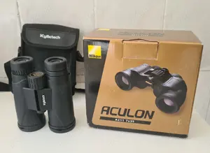 Vand binoclu Nikon 7x35 și Kylietech 12x42