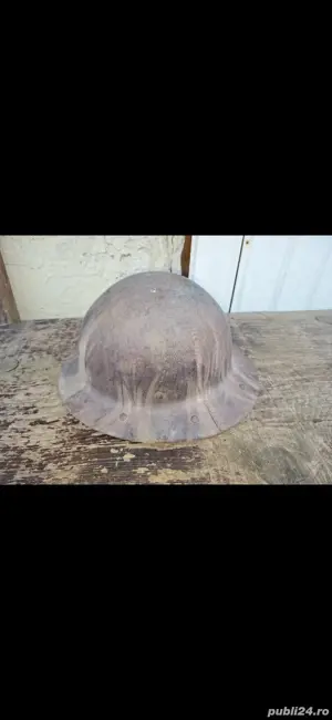 Căști vintage minier,pompier - imagine 3