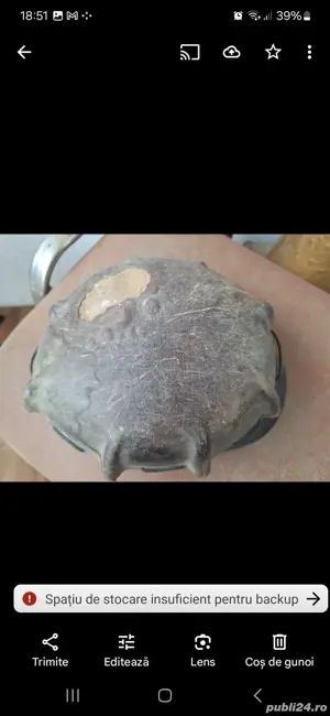 Căști vintage minier,pompier - imagine 4