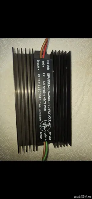 Transformator camion de la 24 la12 v - imagine 3