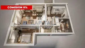 Comision 0%! Apartament cu 3 camere, 63mp utili!!!