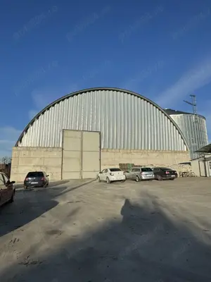 Hala semirotunda metalica - utilaje agricole cereale - imagine 3