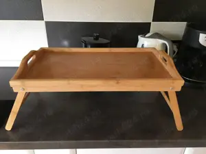 masuta plianta pentru servit masa, din bambus