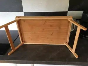 masuta plianta pentru servit masa, din bambus - imagine 3