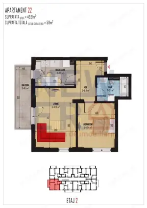 Apartament cu 2 camere de vanzare in Bragadiru COMISION 0% DIRECT DEZVOLTATOR