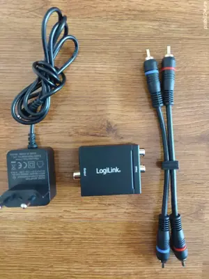 Convertor digital Logilink de la rca analog la Toslink si coaxial digital