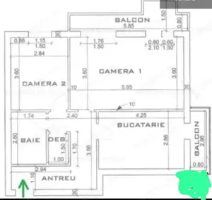 Apartament de vanzare, cu 2 camere, 58 mp, zona Zorilor! - imagine 12