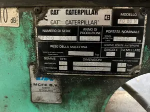 Vanzare Motostivuitor Mitsubishi - Caterpillar FD 50 N - imagine 7