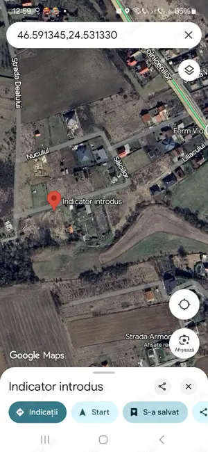 Teren de vanzare Santana de Mures zona Bardesti