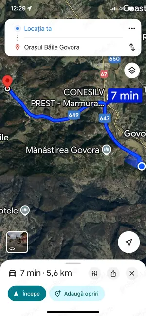 Teren intravilan , teren livadă lângă Băile Govora în  Mihaesti, Babeni, Budesti - imagine 4