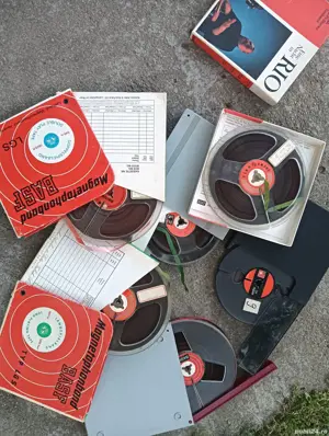 Benzi magnetofon 18cm,Scotch,Basf si Agfa  - imagine 3