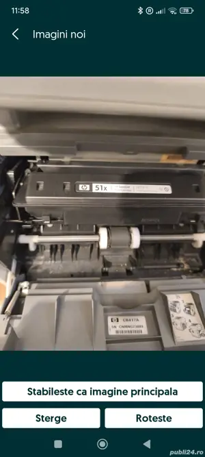 Scaner, fax copiator, imprimanta laser HP m3027 mfp - imagine 3