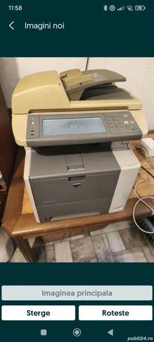 Scaner, fax copiator, imprimanta laser HP m3027 mfp - imagine 2