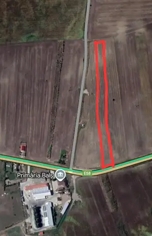 Vând teren lângă primăria BALȘ 