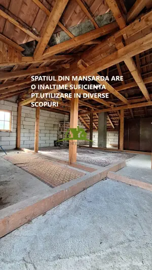 Casa P+M Lunca Bujoreni,locuibila ,imprejmuita cu gard zidit - imagine 16