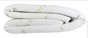 Topper saltea, NOU! 180x200, Latex Cool Gel, 4cm, husa detasabila Aloe - imagine 4