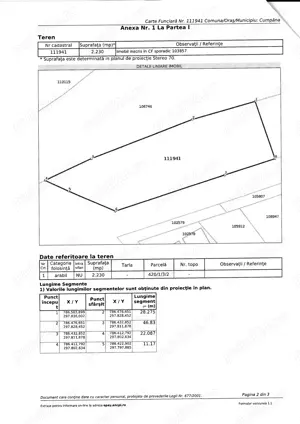 Vand teren Cumpana ,  destinatie comerciala 2230 mp 3 laturi deschidere sosea cu toate utilitatile - imagine 3