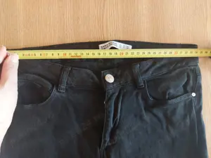 Jeansi negri Zara - imagine 2