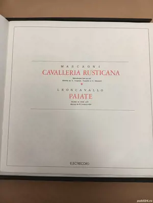 Cavalleria Rusticana Paiate set 3 viniluri