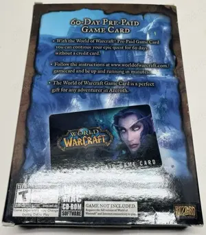 World of Warcraft - Card 60 Days of Gametime