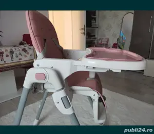 Scaun de masa multifunctional, reglabil, 3 în 1, pliabil, inaltime reglabila - imagine 3