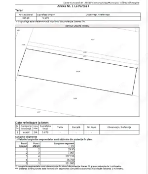 Vanzare TEREN - INTRAVILAN - FRONT STRADAL - 5679 mp2 - Chilieni - Sfantul Gheorghe - 38 euro mp