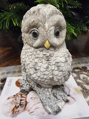 Bufnita decorativa 20 cm, din ghips