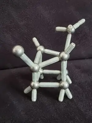 Joc magnetic constructie 38 piese fosforescente - imagine 3