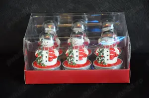 Lumanare Craciun Lumanare iarna set 6 lumanari sarbatori - imagine 2