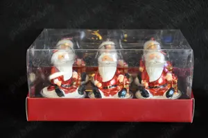 Lumanare Craciun Lumanare iarna set 6 lumanari sarbatori - imagine 5