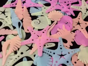 Set 48 stickere fosforescente colorate camera copii - imagine 4