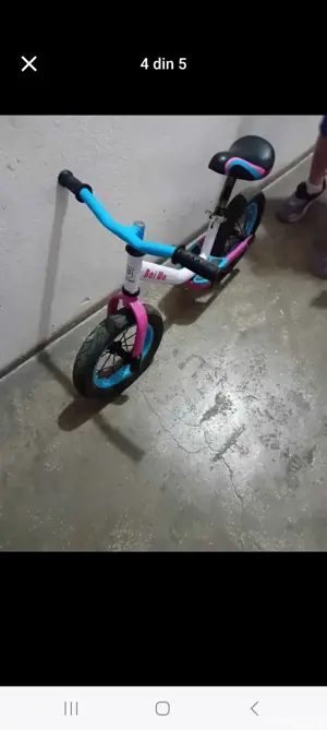 bicicleta fara pedale - imagine 2