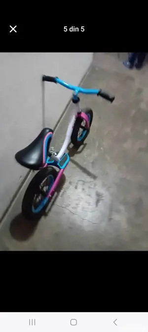 bicicleta fara pedale - imagine 4