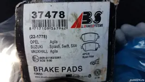 discuri frana si placute puntea fata , opel meriva b , suzuki swift ( MZ / EZ ) , suzuki sx4  - imagine 3