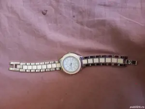 Ceas dama quartz Catherines rama si curea ceramica  - imagine 4