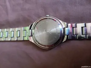 Ceas dama quartz Catherines rama si curea ceramica  - imagine 2